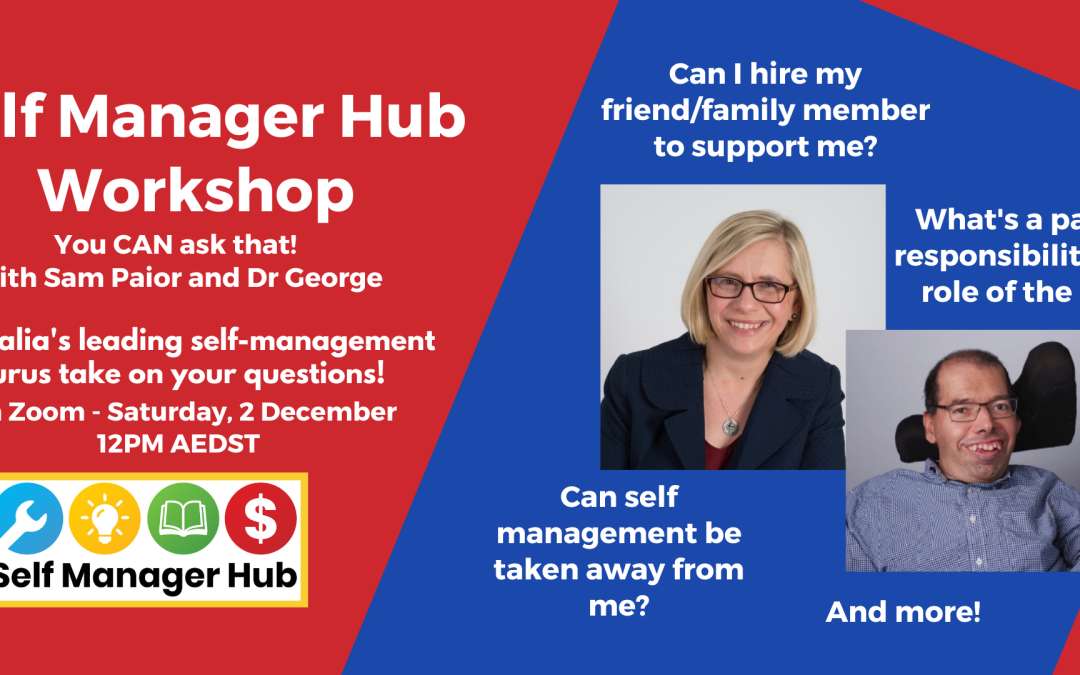 You CAN Ask That!  Self Manager Hub Webinar