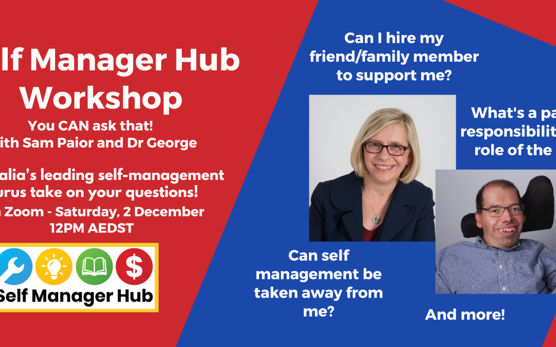 You CAN Ask That!  Self Manager Hub WebinarBy Self Manager Hub Keywords | Choice and control | Engaging a service provider | Employing people | Supported decision making | Managing supportsCategory | NDIS Fund Management | Premium Content | Build your team | Rules for hiring | Get creative | What can I buy? | News | Know your rightsFormats | Video | Closed caption