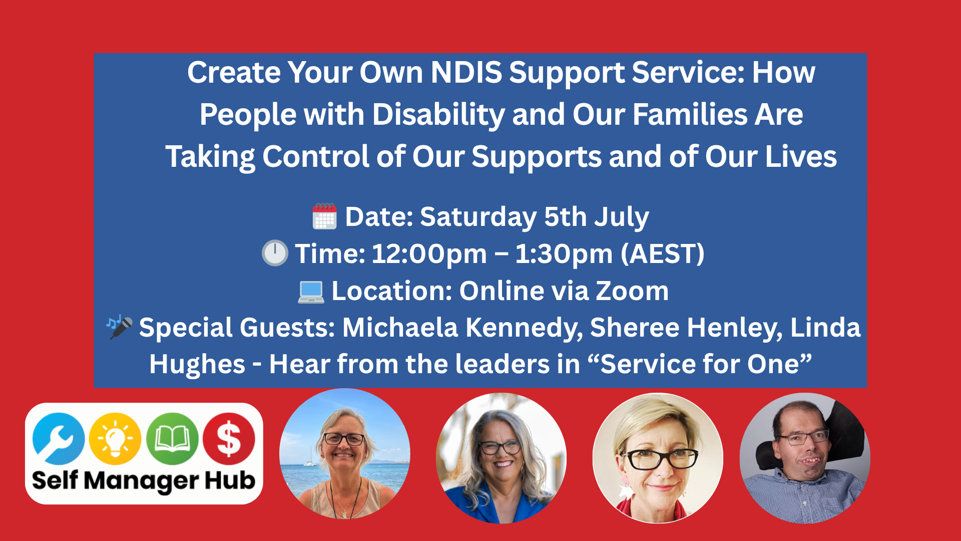 Join us for a practical workshop exploring how people with disability and our families are creating their own services, designed by us, for us. Hear from experts with lived experience who’ve built innovative, person-centred supports that deliver real outcomes.