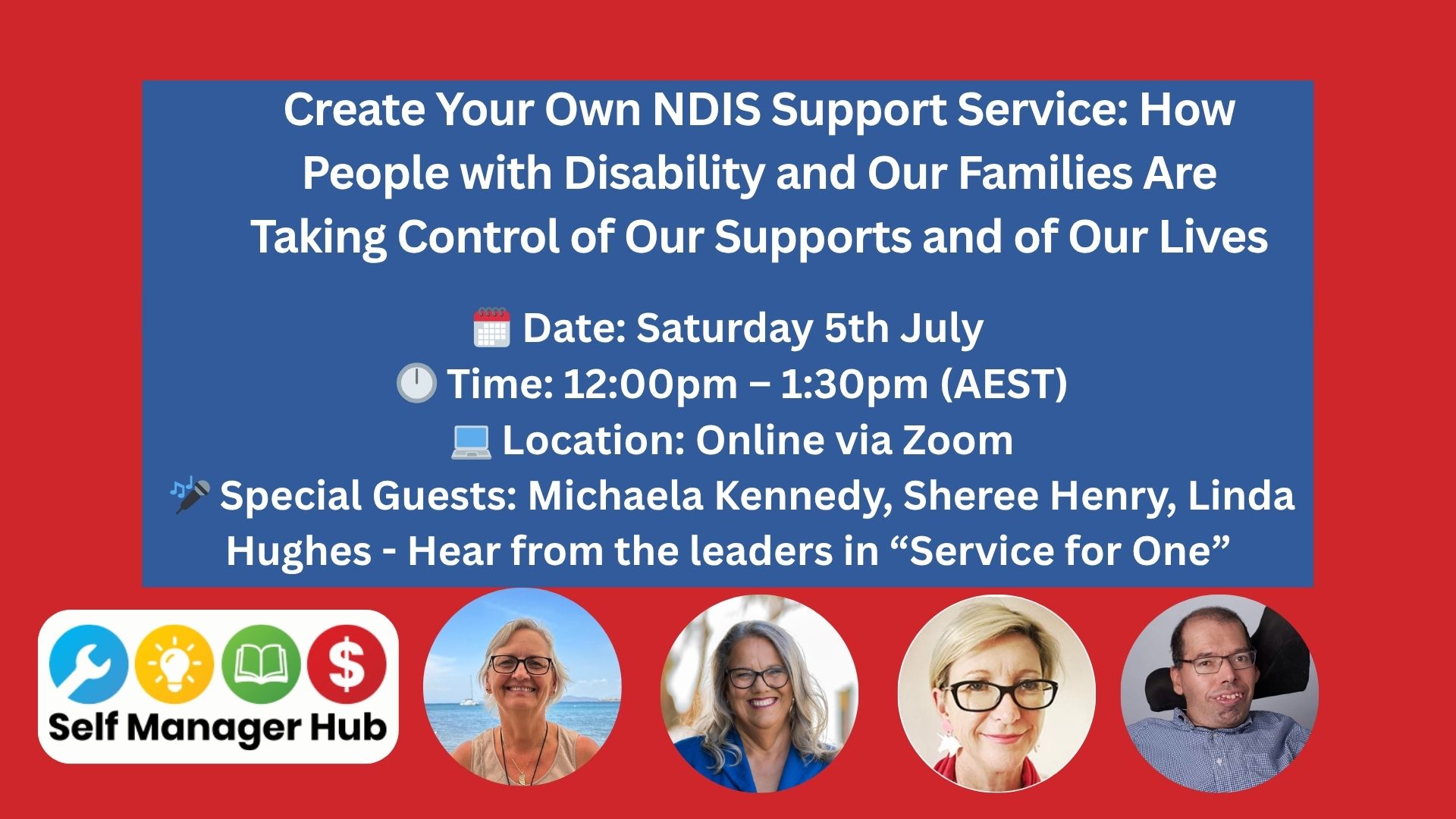 Join us for a practical workshop exploring how people with disability and our families are creating their own services, designed by us, for us. Hear from experts with lived experience who’ve built innovative, person-centred supports that deliver real outcomes.