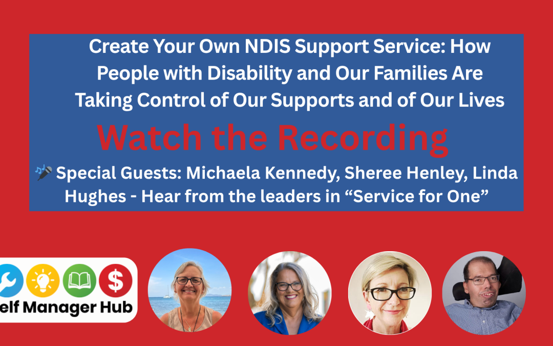 Self Manager Hub Workshop – Creating Your Own NDIS Support Service RecordingBy Self Manager Hub Keywords | Supported decision making | Hiring a contractor | Choice and controlCategory | Premium Content | Build your team | NewsFormats | Video