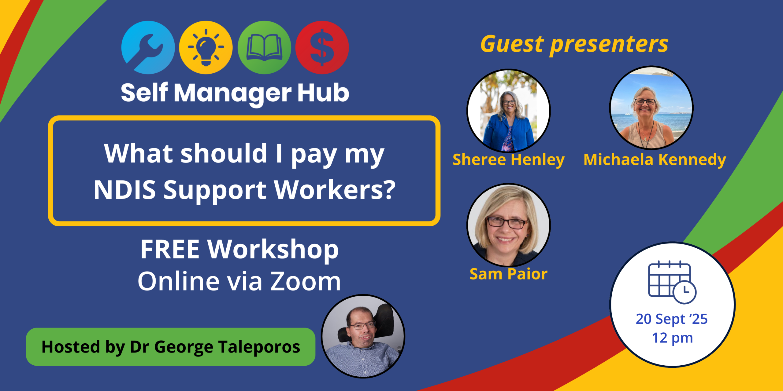 Image promoting upcoming workshop