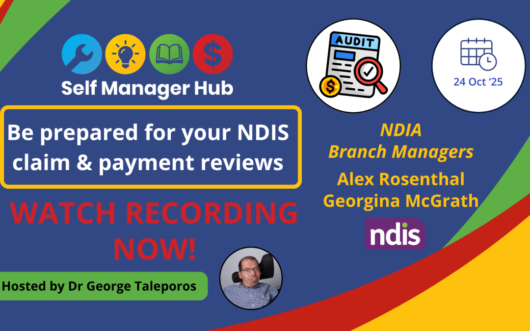 Workshop Recording: Be prepared for your NDIS claim & payment reviewsBy Self Manager Hub Keywords | Recordkeeping | self-management | Budgets | NDISCategory | NDIS Fund Management | Premium Content | News | Keep your recordsFormats | Video