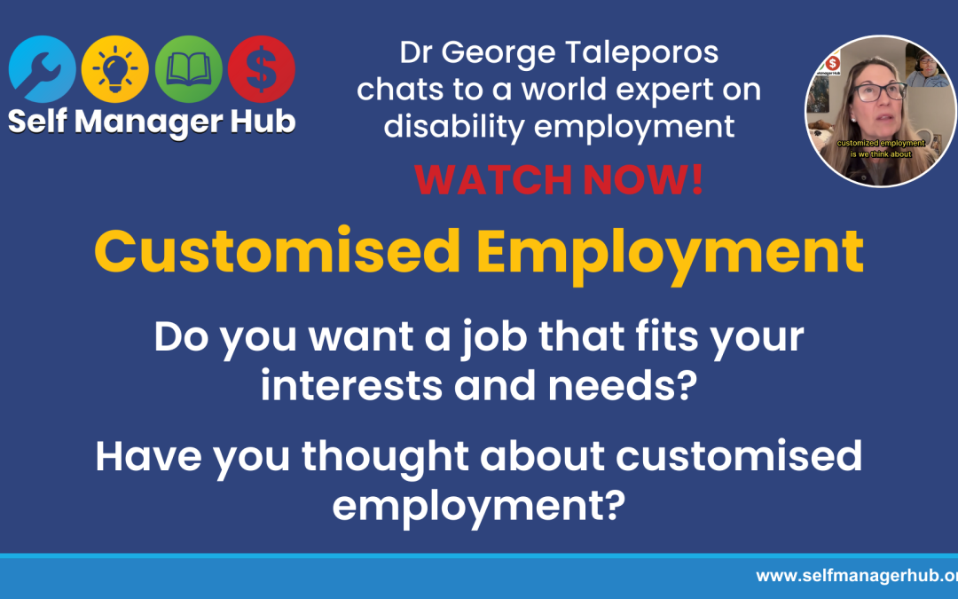 What is Customised Employment?